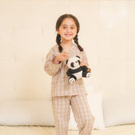 Plaid Cotton Night Suit