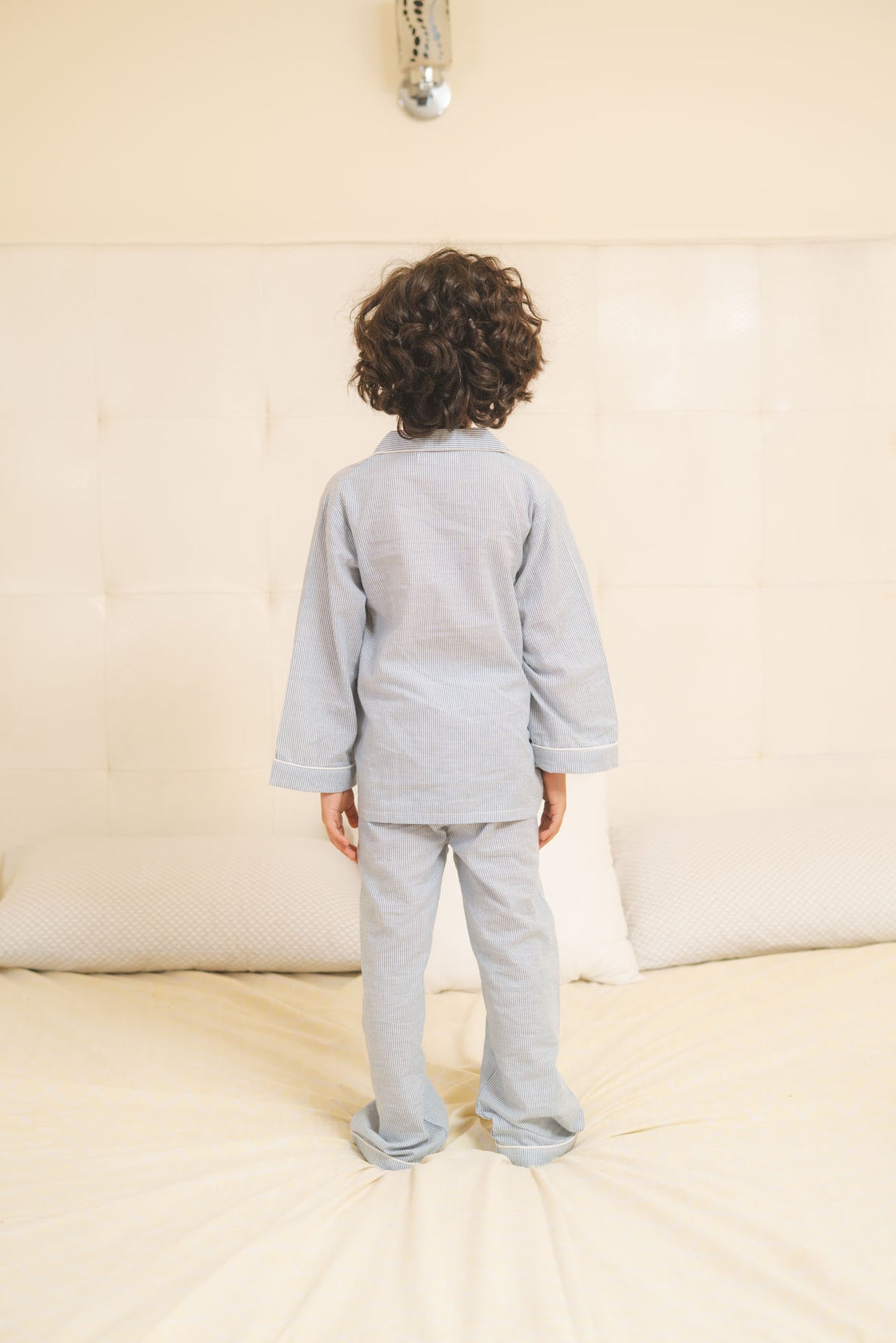 Striped Cotton Night Suit