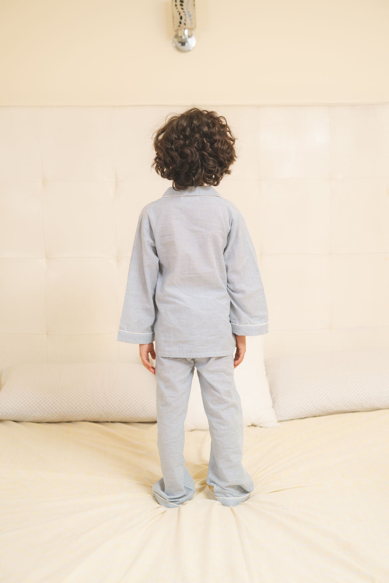 Striped Cotton Night Suit