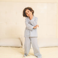 Striped Cotton Night Suit