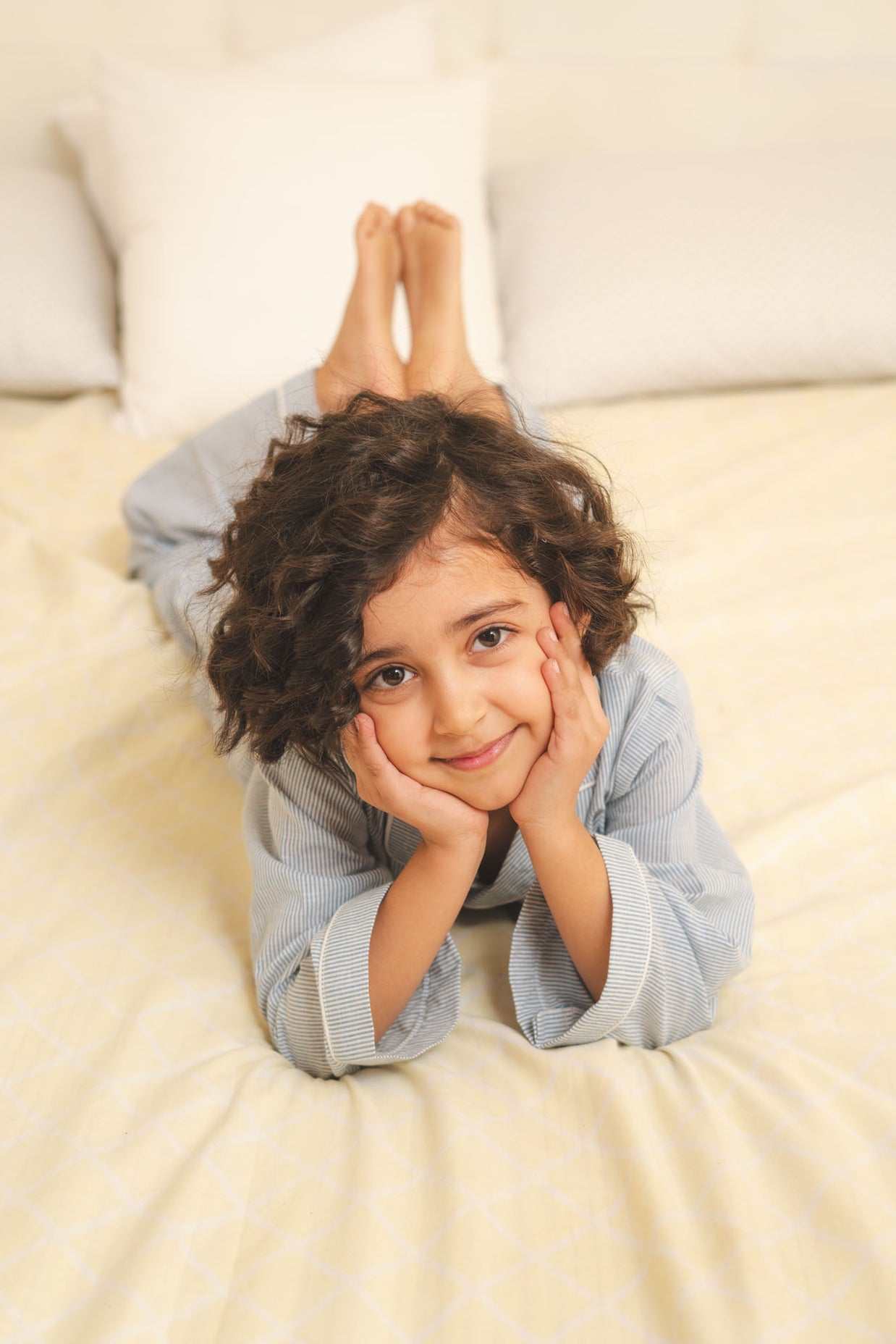 Striped Cotton Night Suit