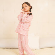Striped Cotton Night Suit
