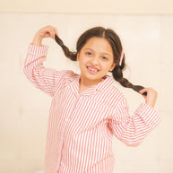 Striped Cotton Night Suit