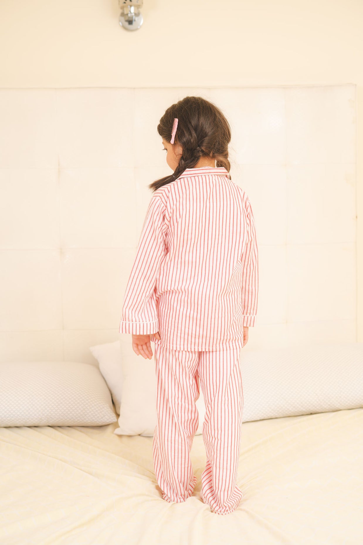 Striped Cotton Night Suit