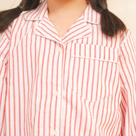 Striped Cotton Night Suit