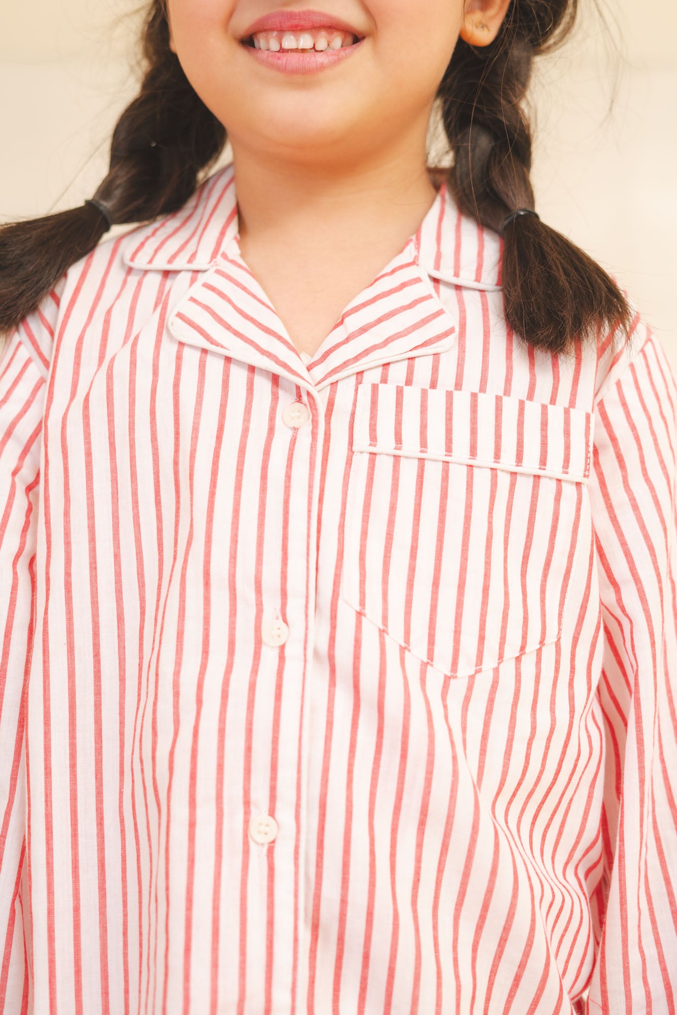 Striped Cotton Night Suit