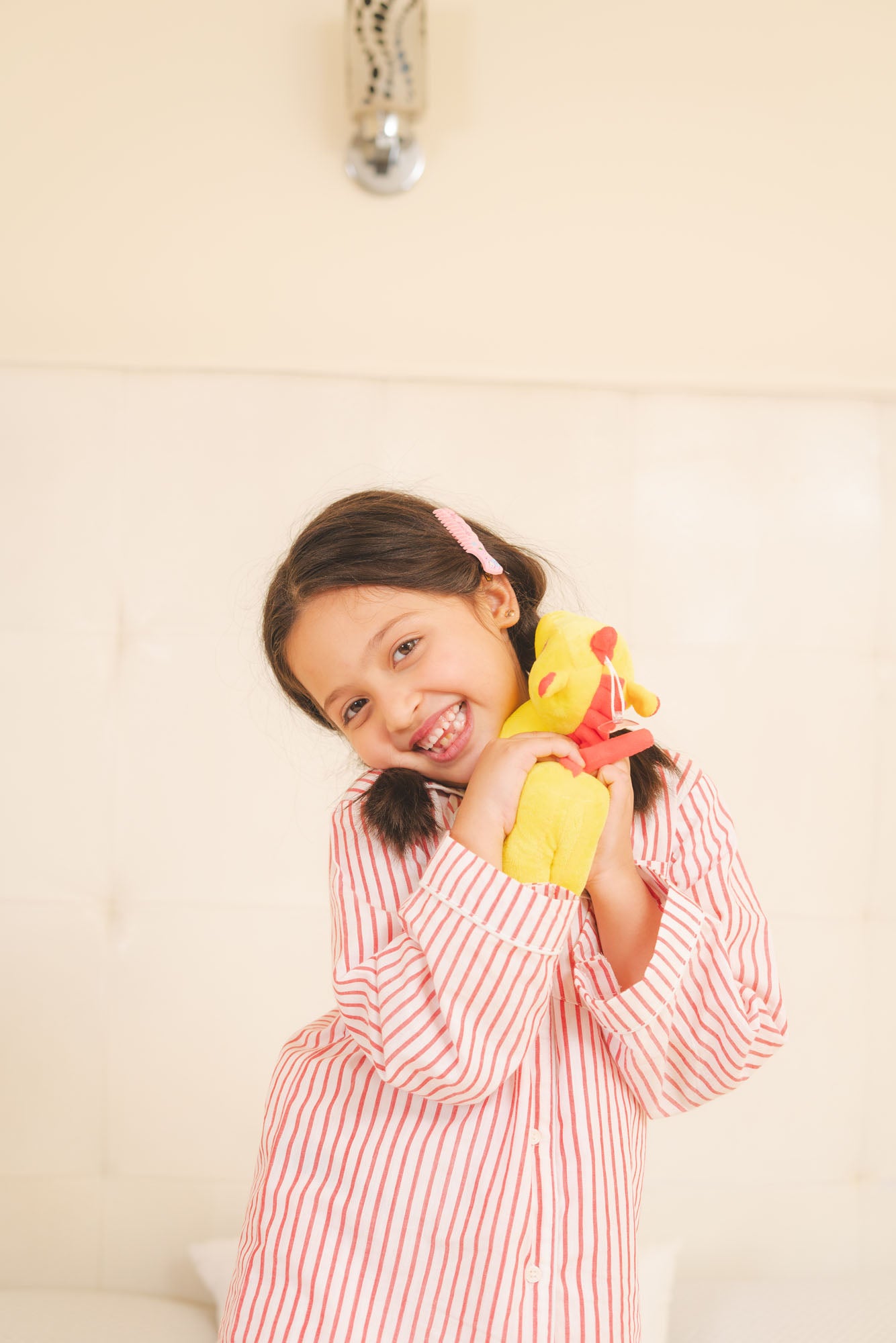 Striped Cotton Night Suit