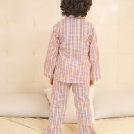 Plaid Cotton Night Suit