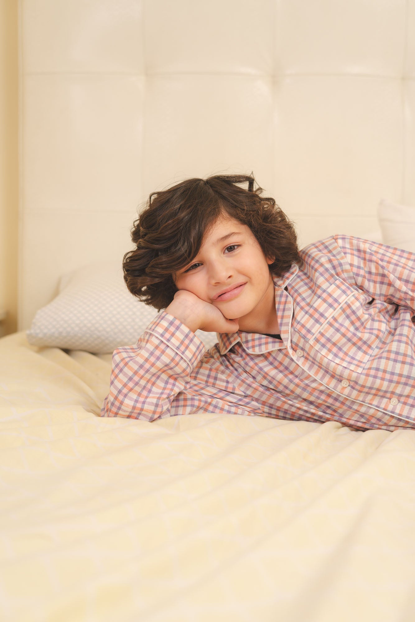 Plaid Cotton Night Suit