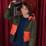 Boys Puffer Hooded Zipper Jacket