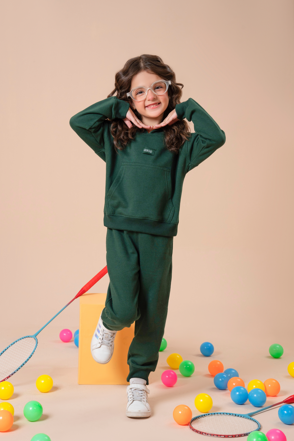 Girls Hodded Co-Ord Suit