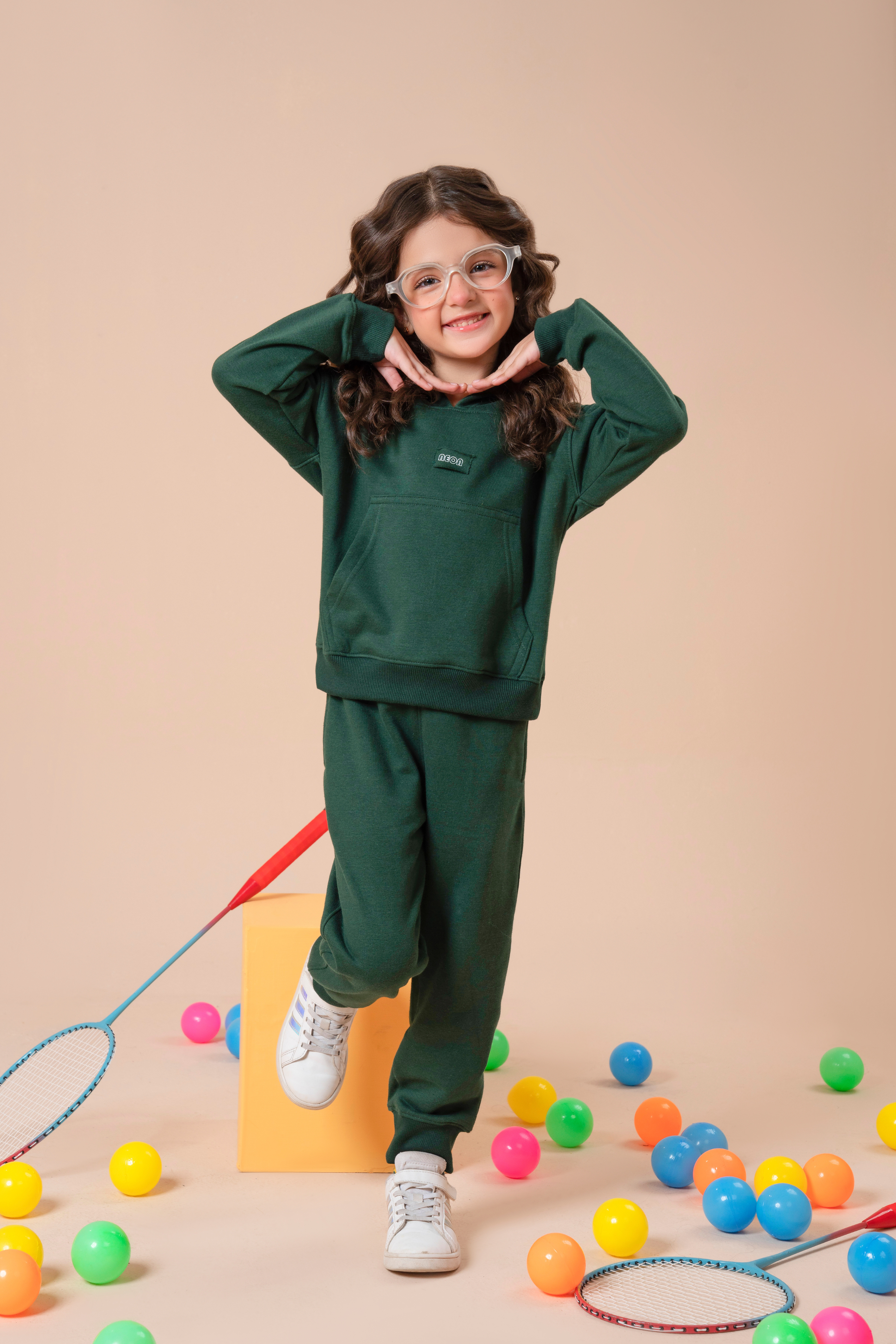 Girls Hooded Co-Ord Suit